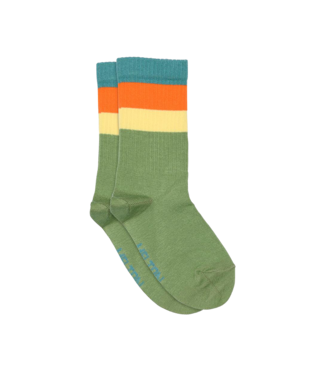MP Denmark Wide stripes socks Watercress
