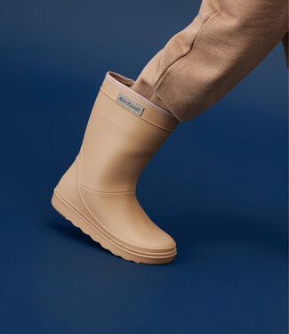 Enfant Rain Boots Solid Brown Portabella