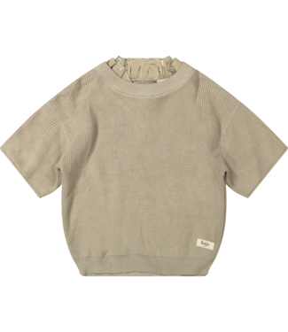 Baje Studio Beja Shortsleeve Knit Taupe Clay