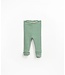 Legging Striped Rib Green Beige