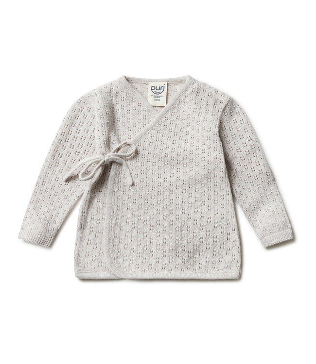 Kimono ajour beige melange