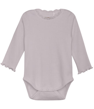 Huttelihut romper rib cloud gray
