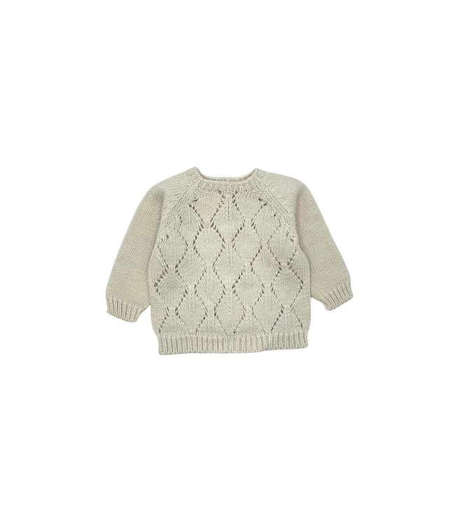 Li & Me arian knit sweater cream