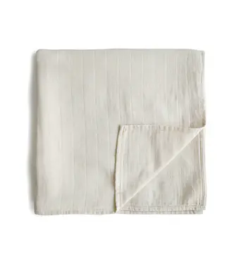 Mushie Mushie swaddle fog 120 x 120 cm