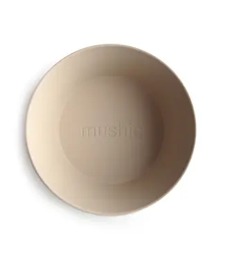 Mushie Mushie bowl round vanilla