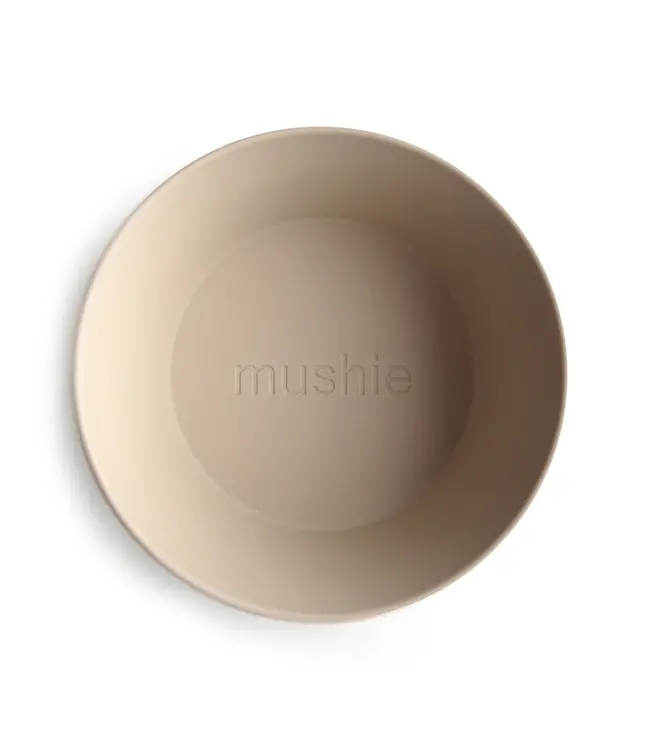 Mushie bowl round vanilla