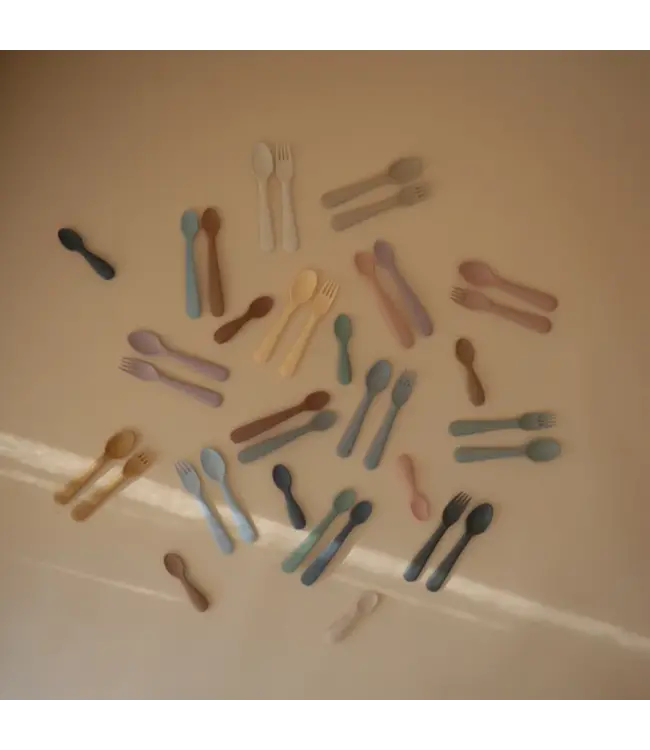 Mushie baby spoon 2-pack ivory