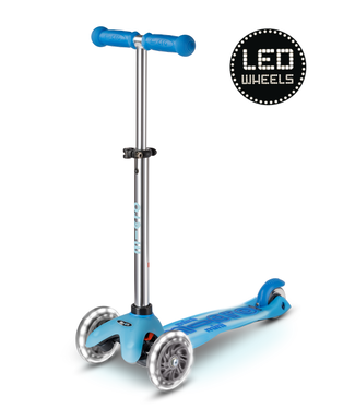 Micro Step Micro Step Mini Micro Deluxe Glow LED Plus Arctic Blauw