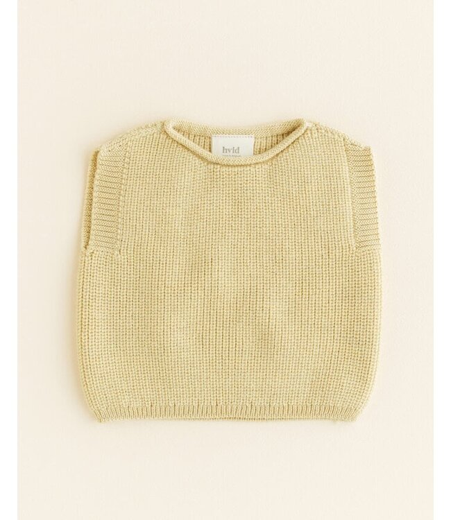 Hvid vest harvey light yellow