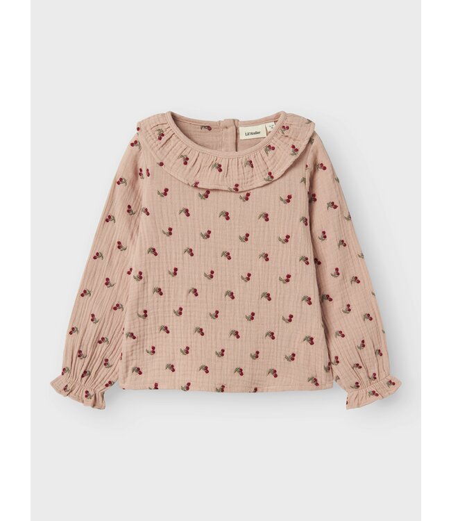 Lil' Atelier blouse misty rose cherry
