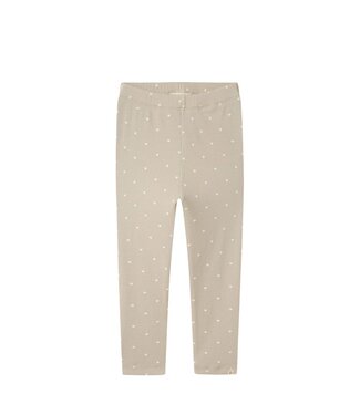 Lil' Atelier Lil' Atelier kids legging gray morn heart