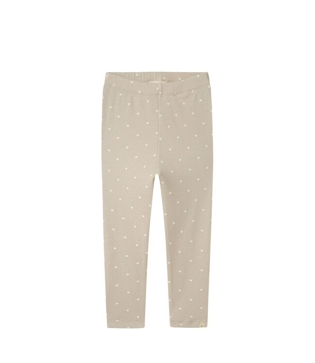 Lil' Atelier kids legging gray morn heart