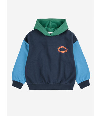 Bobo Choses Bobo Choses hoodie color block tic tac toe
