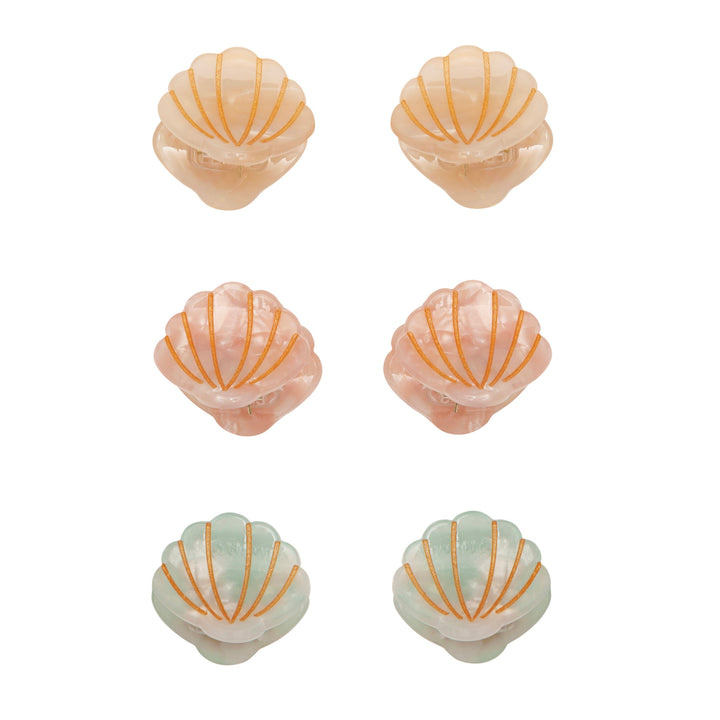 Shell Basec Clips MINI SHELL CLAW CLIPS - Wonder for kids