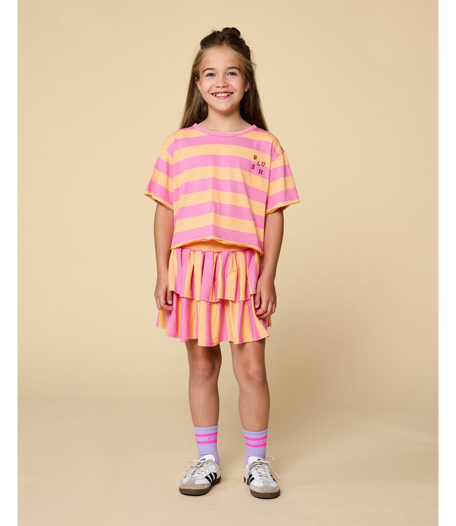Stripe Smock Skirt