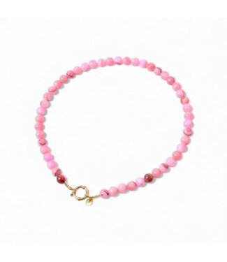 Love Issue Necklace | Necklace pink beads
