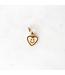 Charm | Gold heart smiley