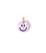 Charm | Smiley resin lila