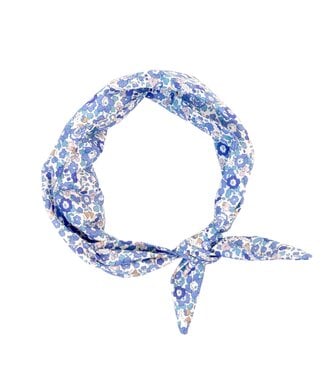 Love Issue LOVEissue Twilly scarf | Blue bouquet