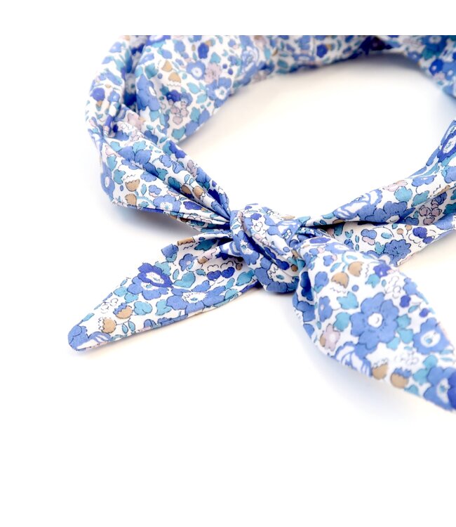 LOVEissue Twilly scarf | Blue bouquet
