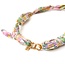 Twilly necklace | Pastel flowers