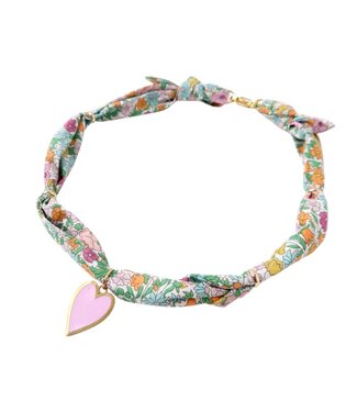 Love Issue Twilly necklace | Colorful garden
