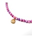 Necklace | Purple fuchsia shell