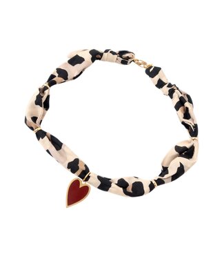 Love Issue Twilly necklace | Leopard
