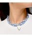 Twilly necklace | Blue bouquet
