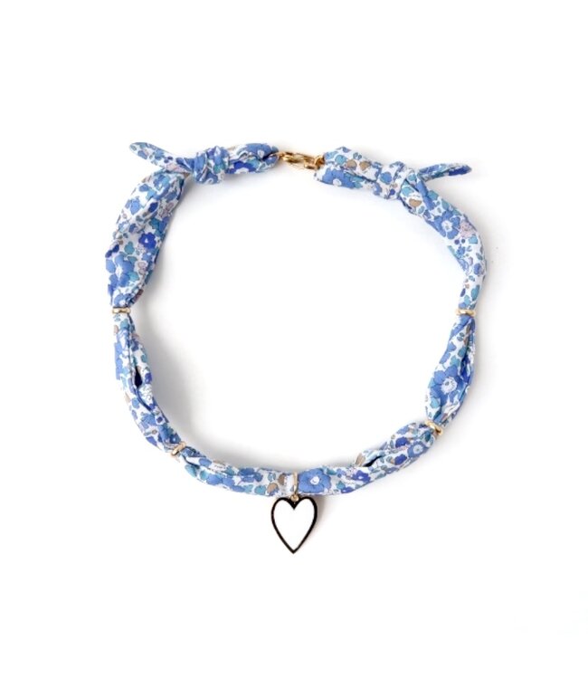 Twilly necklace | Blue bouquet