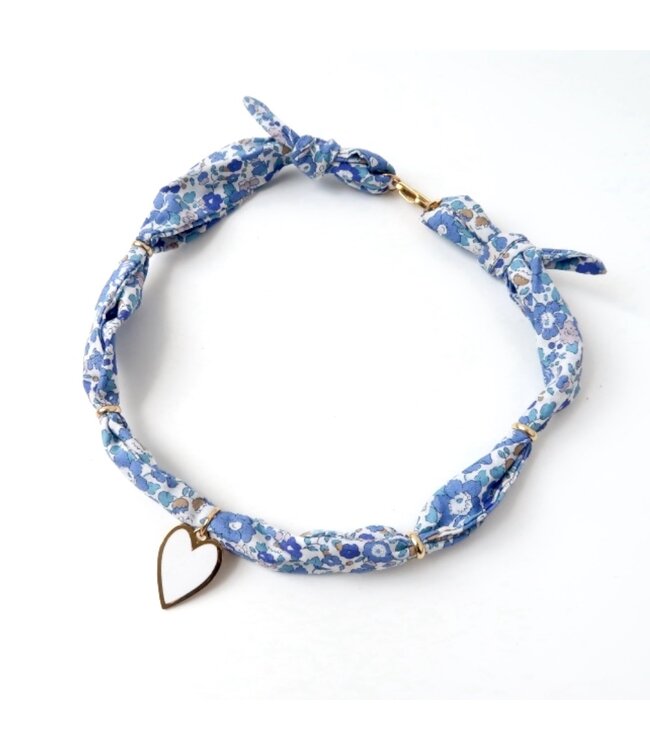Twilly necklace | Blue bouquet