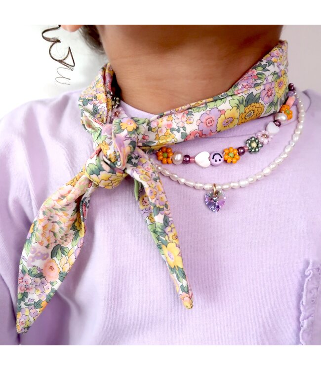 LOVEissue Twilly scarf | Pastel flowers