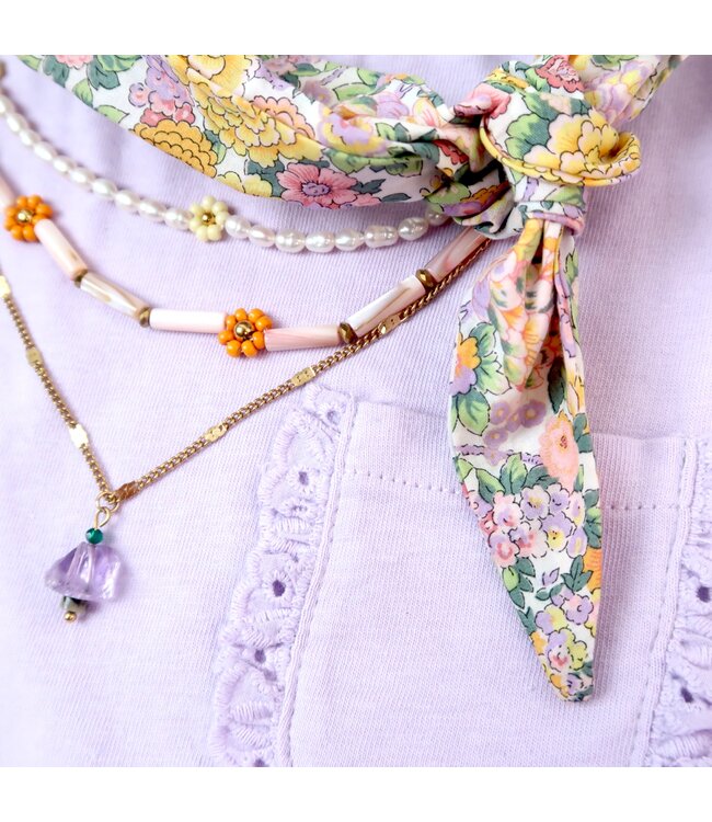 LOVEissue Twilly scarf | Pastel flowers