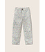 floral twill cotton pants