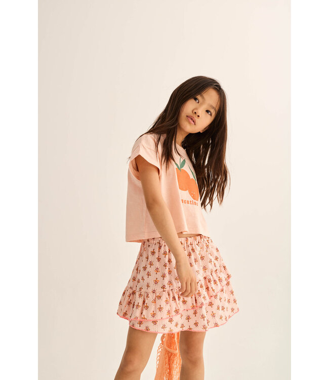 indiana flower print skirt