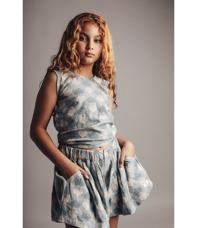 Lux Blouse Blue denim light