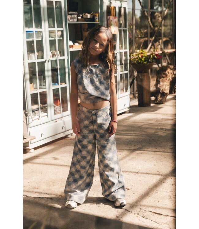 Lux Blouse Blue denim light