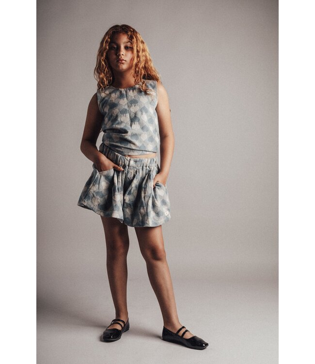 Lux Blouse Blue denim light