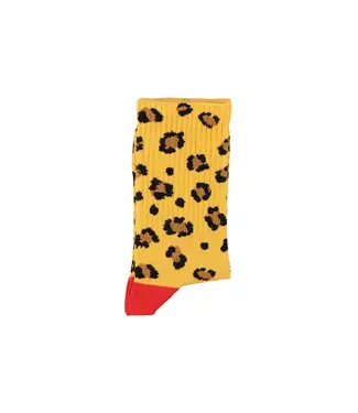 Piupiuchick Socks Mustard animal print