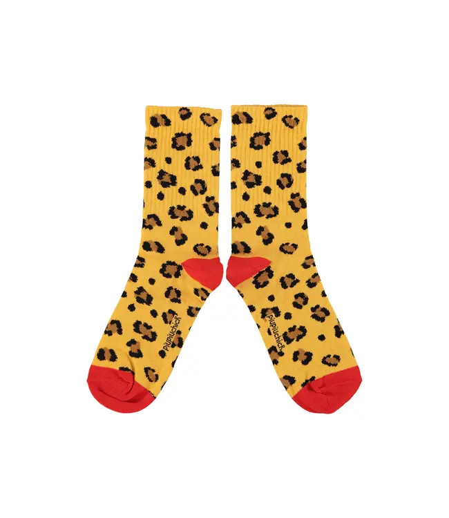Socks Mustard animal print