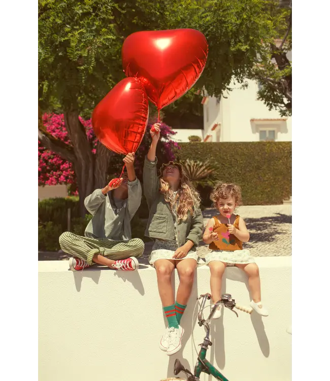 unisex trousers green w/ indigo striped