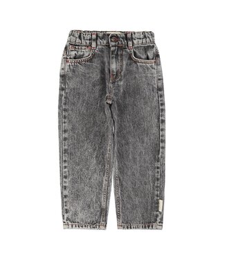 Piupiuchick unisex trousers washed black denim