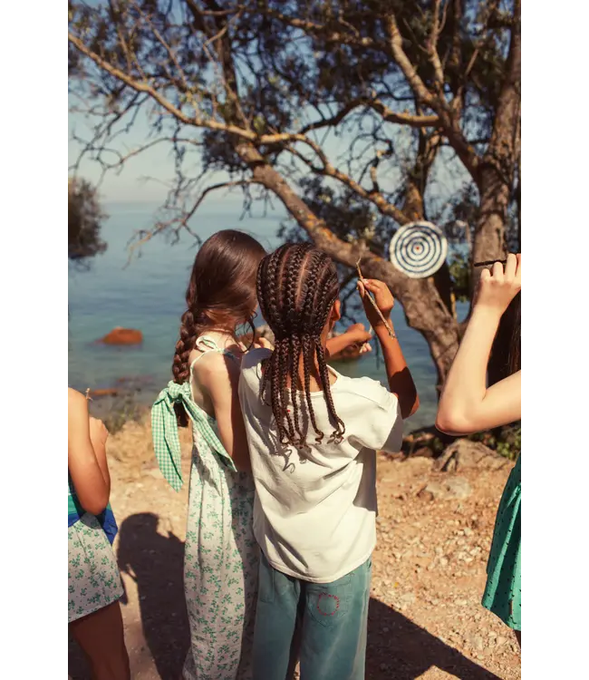 unisex trousers washed green