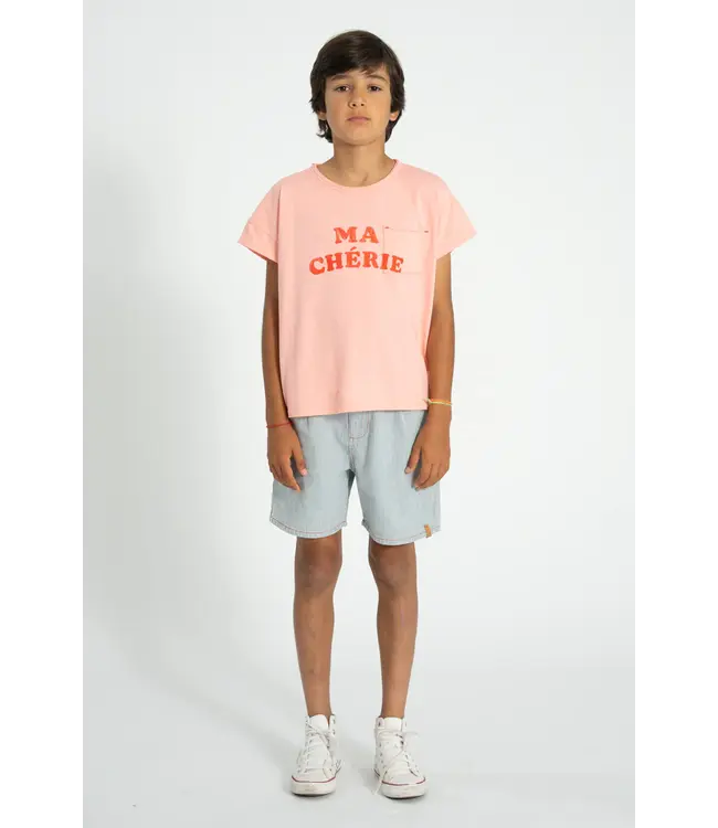 T-shirt light pink w/ ma cherie
