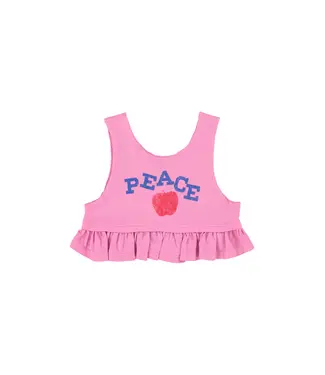 Piupiuchick Top Pink w/ peace