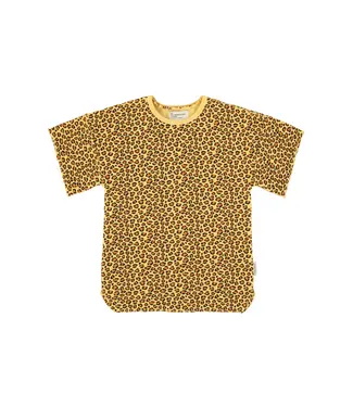 Piupiuchick dress mustard animal print