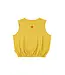 sleeveless top mustard w/apple