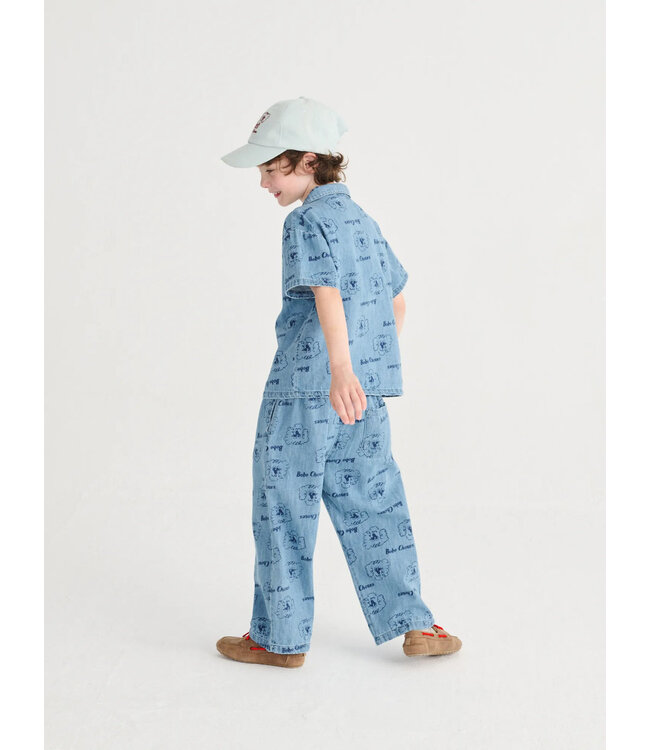 Choses Pickle The Dog all over denim shirt