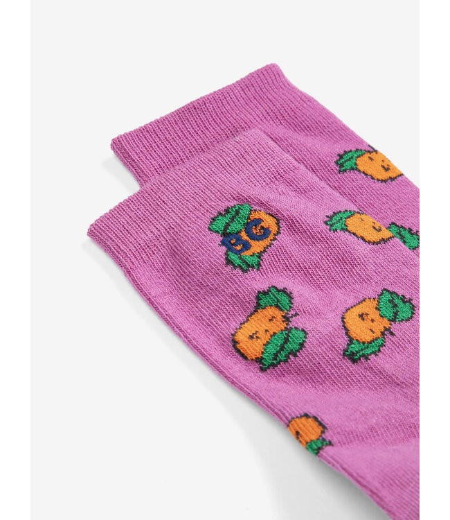 Choses Tangerine all over short socks