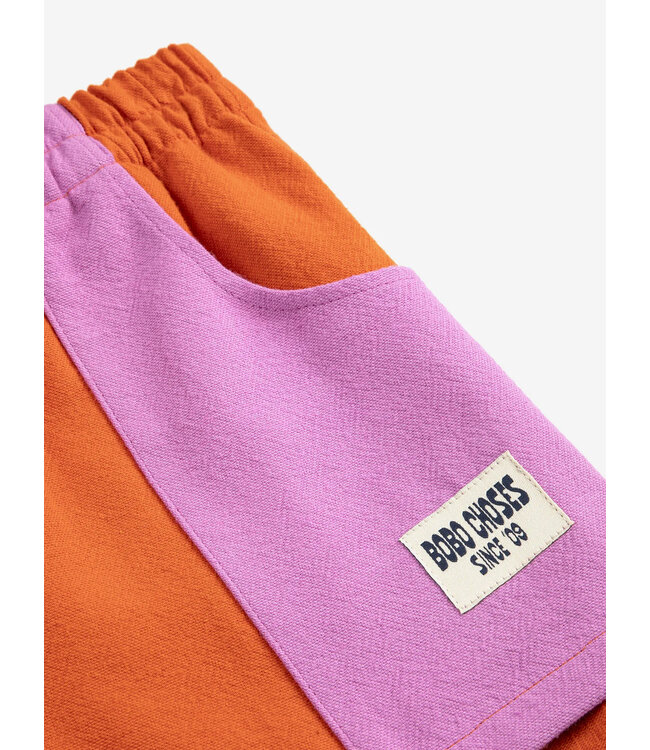 Choses color Block woven shorts